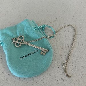 Tiffany Key pendant necklace -sterling silver